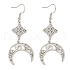 Tarnish Resistant 304 Stainless Steel Dangle Earrings for Women EJEW-F338-03P-1