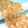 Rough Raw Natural Citrine Beads Strands G-K202-17B-7