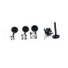 Stainless Steel Clear Cubic Zirconia Threadless Labret Stud WG18B1C-07-1