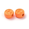 Spray Painted Alloy Beads PALLOY-M215-16M-2