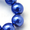 Baking Painted Pearlized Glass Pearl Round Bead Strands X-HY-Q003-10mm-28-3