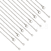  20Pcs 304 Stainless Steel Cable Chain Necklaces Set for Men Women MAK-NB0001-15P-2