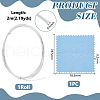 Unicraftale 2M Half Hard 925 Sterling Silver Wire STER-UN0001-32A-4