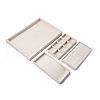 Removable Velvet Jewelry Organizer Display Trays for Earrings Necklaces Rings CON-R030-04D-3