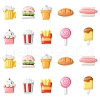 100Pcs 10 Styles Opaque Resin Imitation Food Cabochons RESI-CJ0003-64-1