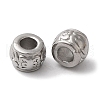 Non-Tarnish 304 Stainless Steel European Beads STAS-I305-196P-1