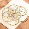 Fashion 304 Stainless Steel Buddhist Bangle Sets X-BJEW-L664-022A-G-8
