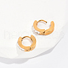 Fashionable Stainless Steel Hoop Earrings UO5588-3