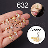 20G Stainless Steel Cubic Zirconia Fishtail Nose Rings WG80602-42-1