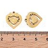 Ion Plating(IP) 304 Stainless Steel Pendants STAS-I309-09G-3