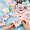 Rainbow Color Cardboard Paper Gift Boxes CON-WH0086-057-3