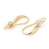 Brass Earring Hooks KK-F855-20G-2