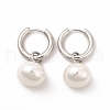 304 Stainless Steel Hoop Earring EJEW-C017-05P-1