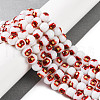 Printing Glass Beads for Necklaces Bracelets Making GLAA-B020-02A-05-2