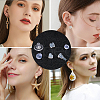 SOFPLATE 240Pcs 6 Styles Eco-Friendly Silicone Full-covered Ear Nuts FIND-SP0001-17-5