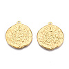 Ion Plating(IP) 201 Stainless Steel Pendants STAS-N098-077LG-3
