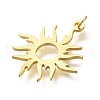 Brass Pendants KK-Q043-26G-2