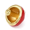 Brass Enamel Pendants KK-R224-15C03-G-2