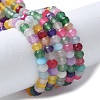Dyed Natural Malaysia Jade Rondelle Beads Strands G-E316-2x4mm-67-1