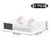 Transparent Acrylic & Plastic Rings Display Stands ODIS-WH0061-63-2