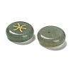 12 Constellation Natural Green Aventurine Cabochons Set G-Q190-03E-2