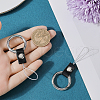 Gorgecraft 2Pcs Leather and Zinc Alloy Mobile Phone Finger Rings AJEW-GF0010-08A-3