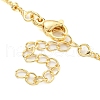 Brass Micro Pave Clear Cubic Zirconia Pendant Necklaces NJEW-M220-05A-G-3