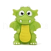 Dinosaur Food Grade Silicone Focal Beads SIL-A009-01A-1