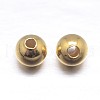Round 925 Sterling Silver Spacer Beads STER-M103-04-4mm-G-1