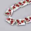 Printed Glass Beads GLAA-N008-01D-3