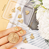 Beebeecraft 12Pcs Brass Micro Pave Cubic Zirconia Charms ZIRC-BBC0002-78-3
