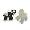 Alloy Enamel Pendants ENAM-P082-2-1