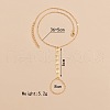Alloy Flat Round Link Ring Bracelets for Women FS-WG2E176-01-3