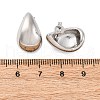 Rack Plating Brass Teardrop Stud Earrings EJWE-Q766-03P-2