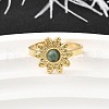 304 Stainless Steel Cuff Rings for Women RJEW-U062-02C-02G-1