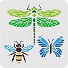 Plastic Reusable Drawing Painting Stencils Templates DIY-WH0172-119-1