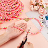 AHADERMAKER 10 Yards Polyester Pom Pom Ball Tassel Ribbons DIY-GA0007-35A-3