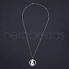 Non-Tarnish 201 Stainless Steel Pendants Necklaces NJEW-S105-JN684-45-1-2