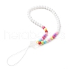 Acrylic Beads Mobile Straps HJEW-JM00530-1