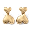 304 Stainless Steel Stud Earrings STAS-Z112-21G-4