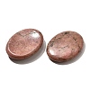 Mother's Day Gifts Natural Rhodonite Oval Worry Stones G-I359-10-2