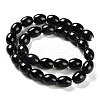 Natural Black Onyx Agate Beads Strands G-NH0019-C05-10-3