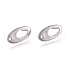 Tarnish Resistant 304 Stainless Steel Stud Earring Findings STAS-E482-01P-2