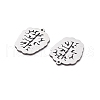 201 Stainless Steel Pendants STAS-V001-23-2