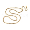 3MM 304 Stainless Steel Ball Chain Necklaces NJEW-D322-02G-5