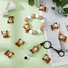 DICOSMETIC 16Pcs Yak Food Grade Eco-Friendly Silicone Beads SIL-DC0001-72-5