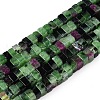 Natural Ruby in Zoisite Beads Strands G-N342-71-1
