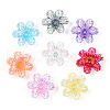 Transparent Acrylic Bead Caps PACR-N015-11-1