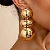 Oval Iron Dangle Stud Earrings FS-WG0A88C-01-2