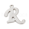 Non-Tarnish 201 Stainless Steel Pendants STAS-L244-04R-P-2